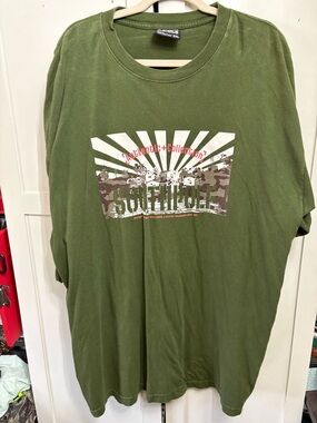 South Pole Olive Green Graphic Short Sleeve Tee